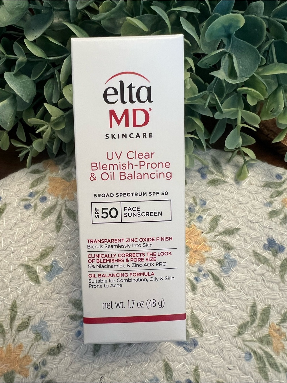 EltaMD UV Clear SPF 50 Face Sunscreen - Transparent Finish
